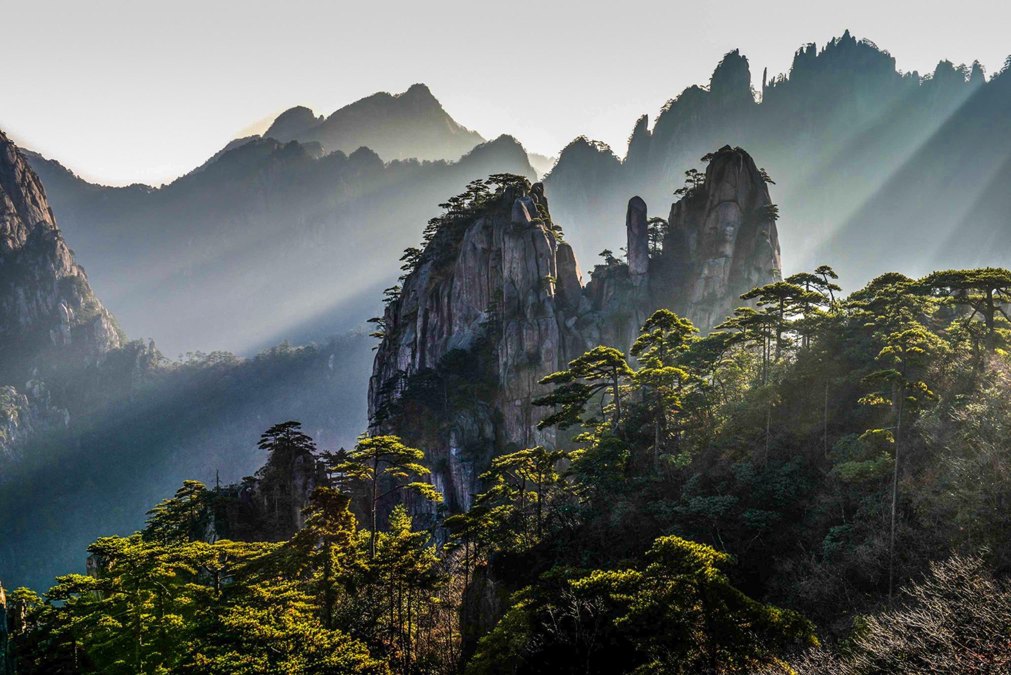 图片1: Huangshan Yellow Mountain private day tour - dramatic granite peaks and sea of clouds
