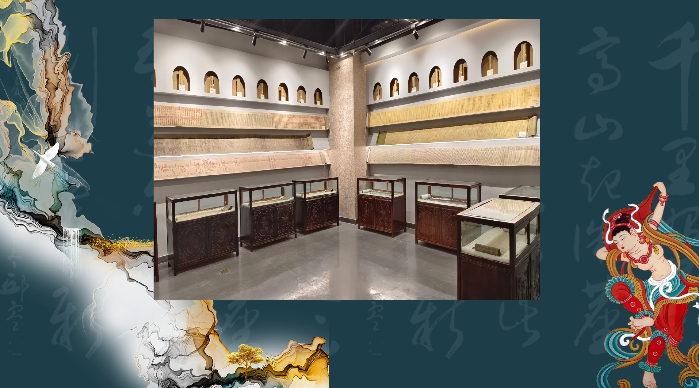 Dunhuang Mingsha Academy Ancient Mural Copying Experience