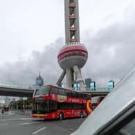 Shanghai: City Sightseeing Bus Pass with Audio Commentary