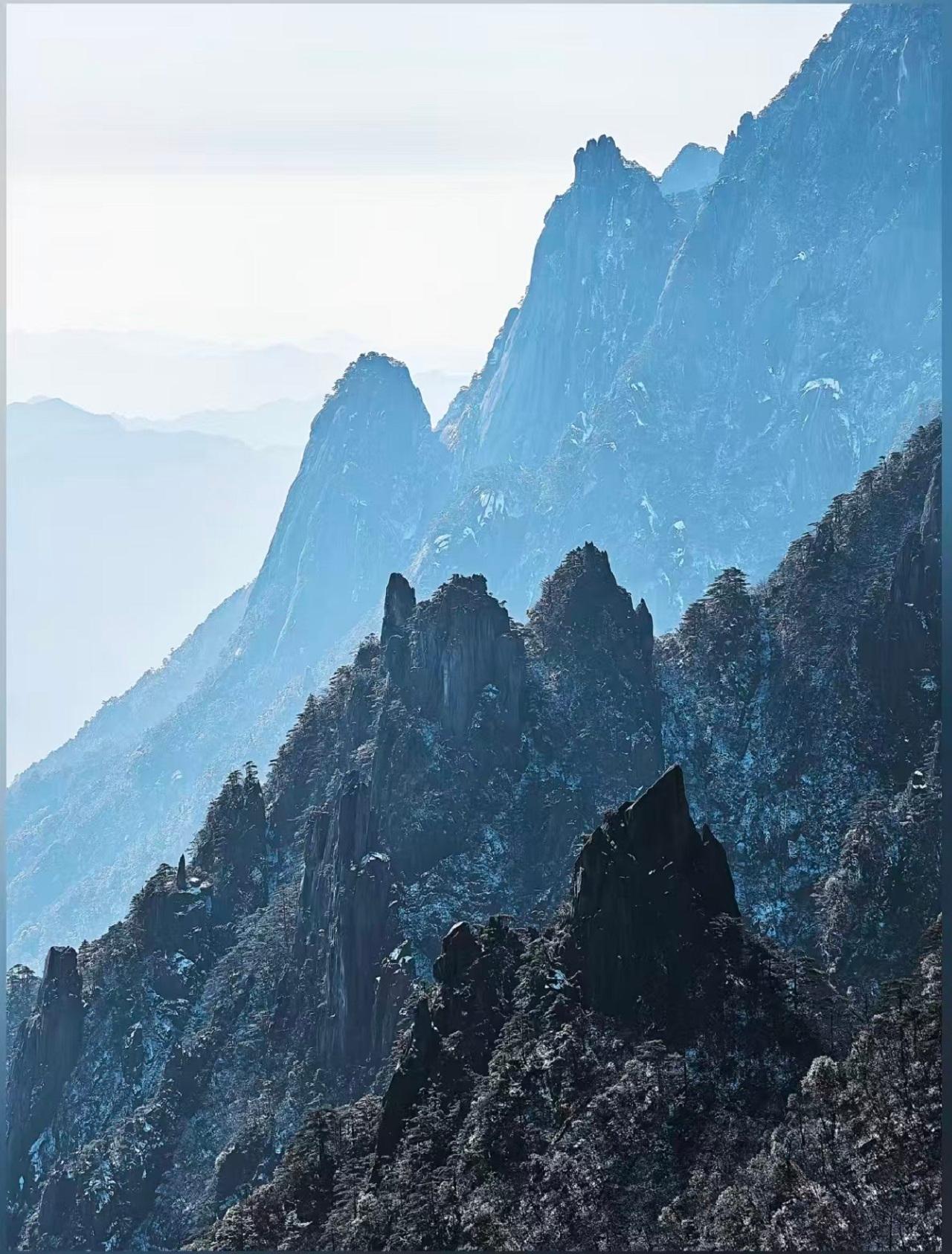 Huangshan Mountain scenic landscape