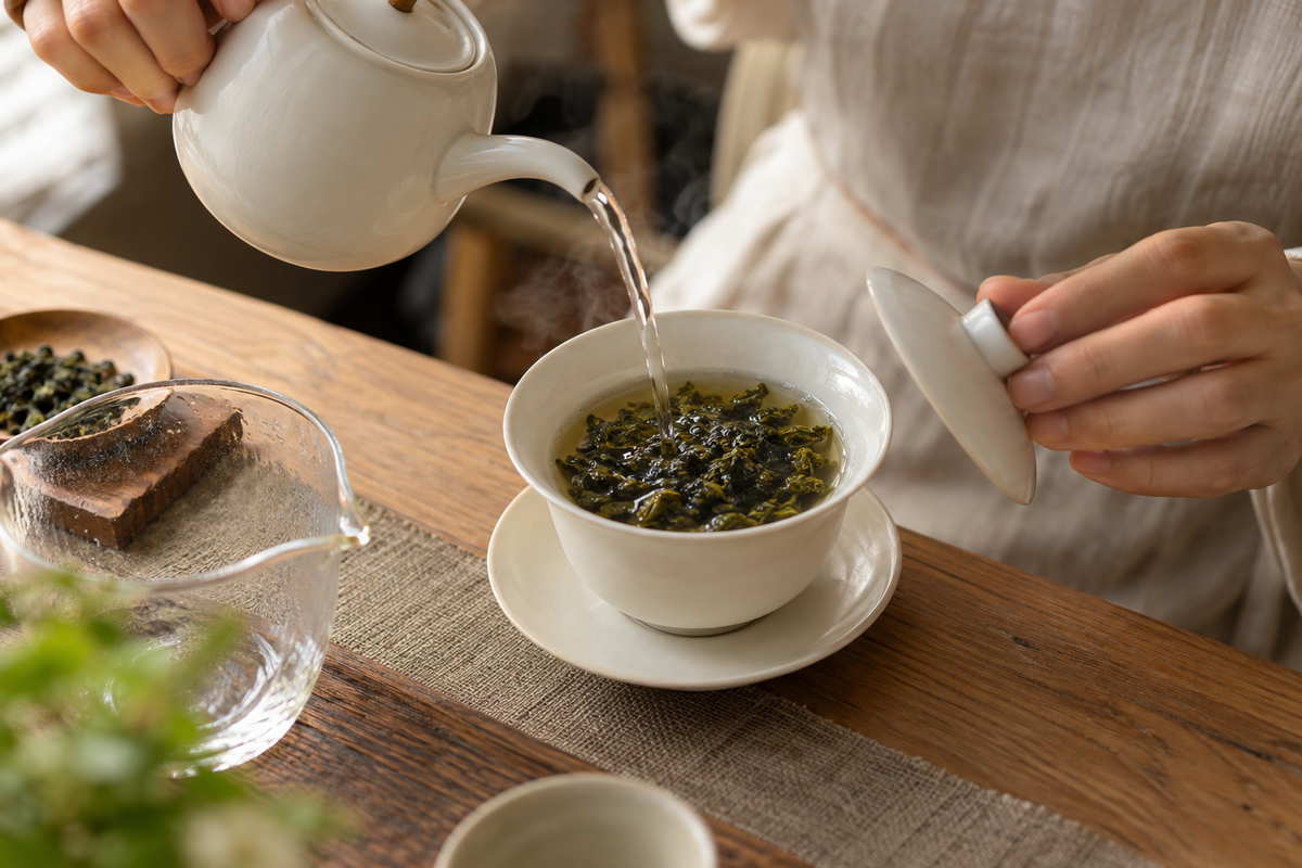 Shanghai Tea Tasting & Tea Market Experience with an English-Speaking Guide