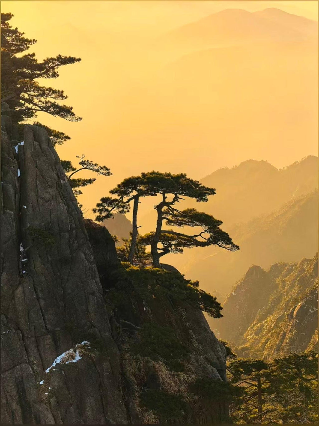 Huangshan Mountain scenic landscape