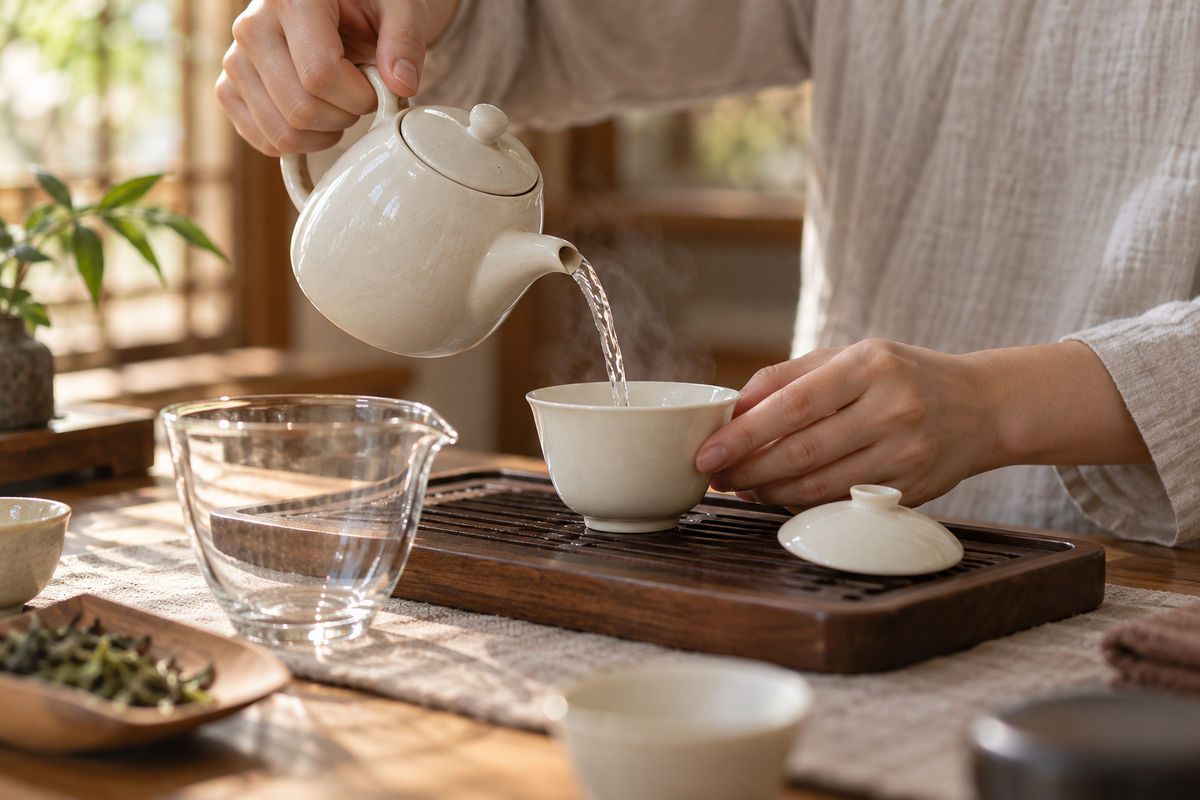Shanghai Tea Tasting & Tea Market Experience with an English-Speaking Guide
